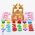 Import WMT13 Pink Kids pretend paly Diy wooden Math Digital house educational toys for Girls learning and playing from China
