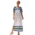 Import Women Bohemia Dress New Print V-neck Short Sleeve Skirt Beach dress from China