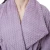 Import Women Elegent Purple Fleece Robe Popcorn Heated Bathrobe from China