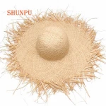 Women Summer Large Brim Fringe Big Beach Raffia Straw Hat