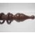 Import Wood Curtain Pole with Accessories Finials Brackets Set 50MM 35MM fluted Curtain Rod from China