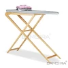 Wooden bamboo folding ironing board with shoulder wing