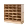 Wooden cabinet with nine grids School furniture