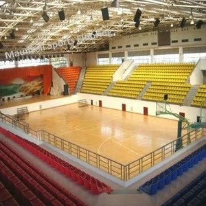 wooden pvc sports floor for indoor basketball court in roll