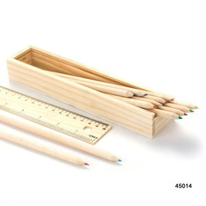 Rectangle Cuboid Ruler Buy Wooden Ruler With Color Pencil In Cuboid Wooden Set from Hangzhou ...