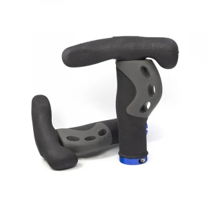 XH-G70BL factory direct sale other bicycle parts new design locking anti-slip  rubber bicycle handle grips