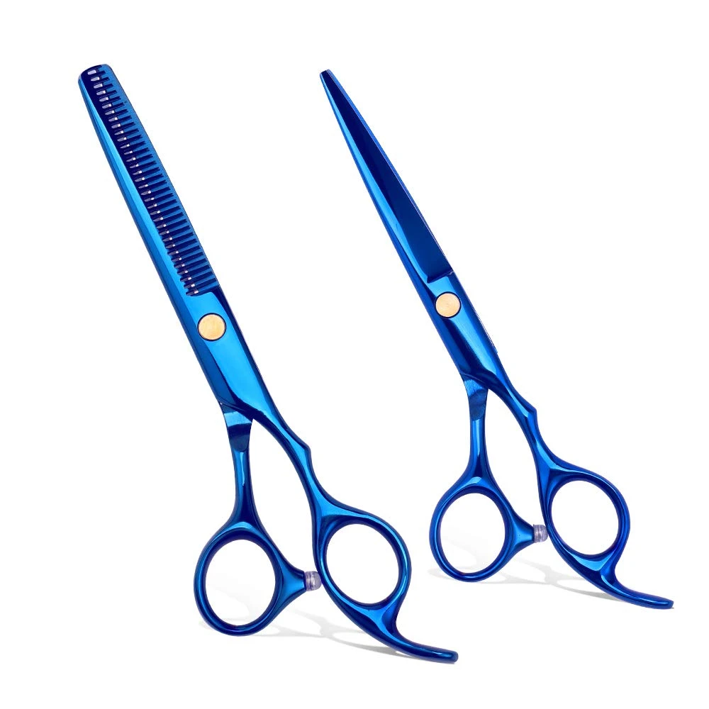 Yaeshii Professional Salon Razor Edge Stainless Steel Hair Cutting Scissors Set High Quantity 5.5 Inch Hair Scissor
