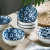 Import YCB-211-2 4.5inch Natural Healty Japanese Ceramic Bowl Gift Set Blue and White Porcelain Bowl from China