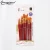 Import Yellow Nylon Hair Gold Metal Ferrule Blue White and Red Wooden Handle Colors  With 12pcs Multi-functional Shapes For Artist from China