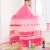 Import YF-Z601 high quality prince princess castle play pop up tent teepee tent kids baby game room kids play tent from China
