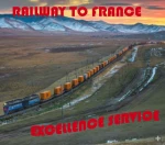 Yiwu Amazon Freight forwarder railway shipping  to FRANCE door to door delivery service