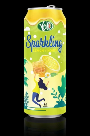 YOLO sparkling lemon honey tea