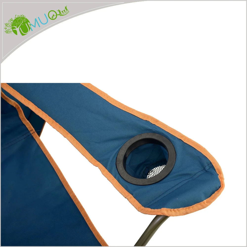 YumuQ Outdoor Camping Folding Metal Steel Beach Sun Shade Chair with Canopy