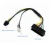 Import Z220 Z230 ATX PSU Power Cable 30cm SFF Mainboard 24pin to 2 port 6pin PCI-e Adapter cable from China