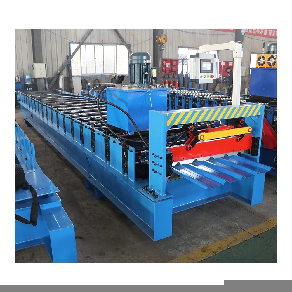 zinc tile roofing sheet making r panel roll forming machine price in india