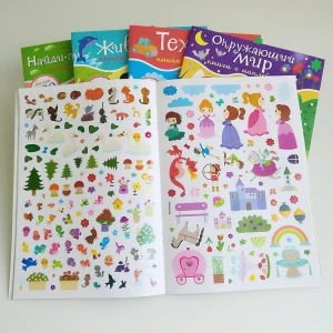 Custom Sticker Book, Children activity Sticker books Printing , Sticker Books Printing, Paper Back Book Printing Service