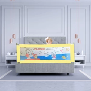 Kiddale Baby Retractable Bedrail, Baby Safety Bed Guard, Baby Bed Fence, Width : 180cm
