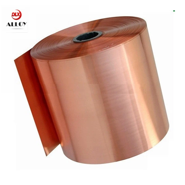 0.02mm Thickness Thin Red 99.9% Pure Copper Foil Coil Strip Price for Sale