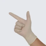 Disposable latex gloves