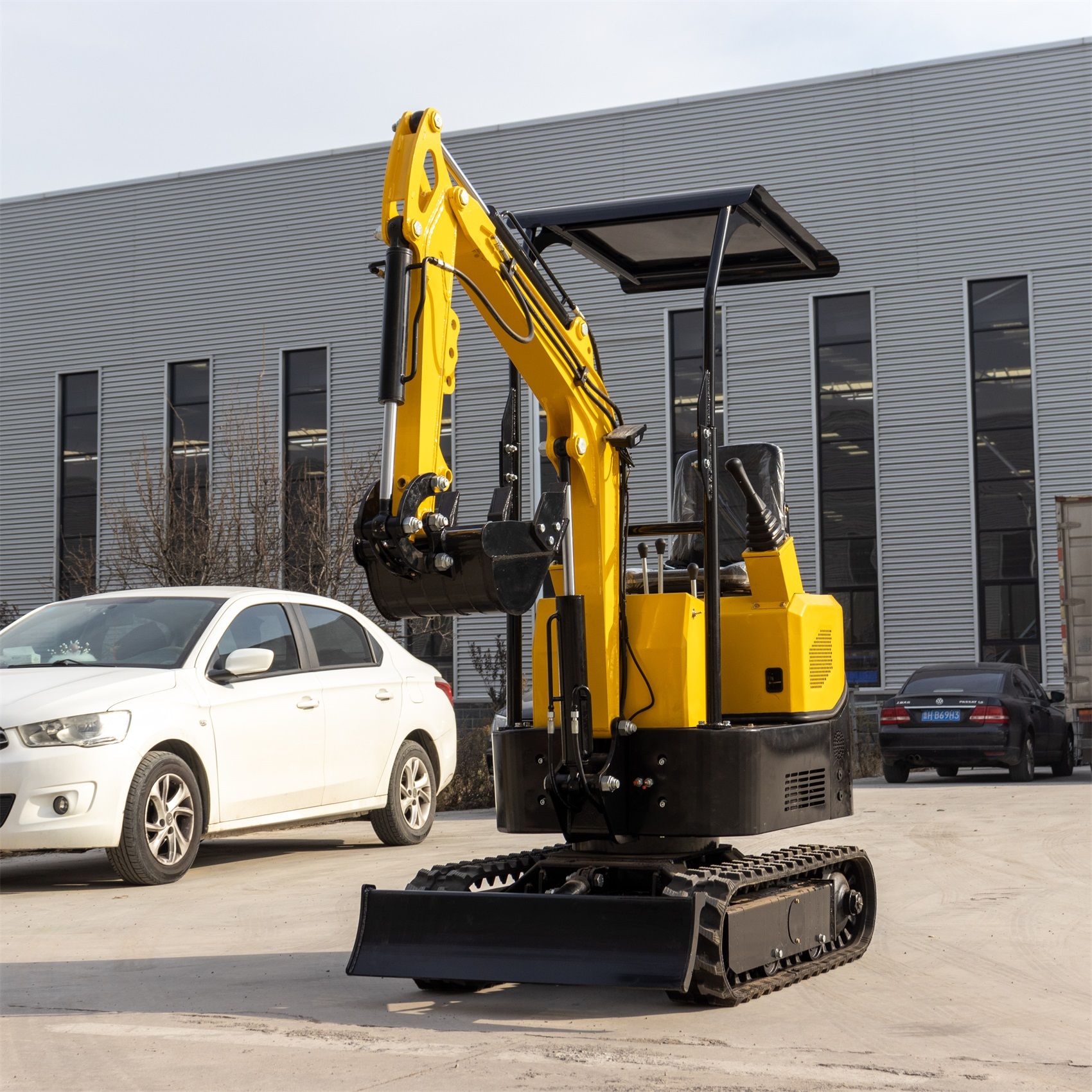Buy Crawler Hydraulic Ce Epa Mini Digger Pilot Mini Excavator 1 Ton ...