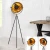 Import Vintage tripod floor lamp gold color from China