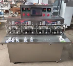 8 heads filling and packing spices cream tube filling sealing semi auto small pouch filling machine