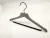 Import Wooden painted hanger with flocked pants bar from China