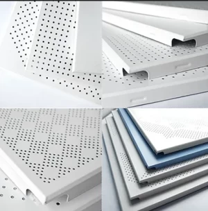 0.4-1.5mm Metal perforated Soundproof acoustic Panel Metal Acoustic Art Perforated Panels For Meeting Room
