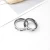 Import Titanium steel ring tide brand with the same original INS hook ring hiphop-Hop ring Tuku Harajuku style from China