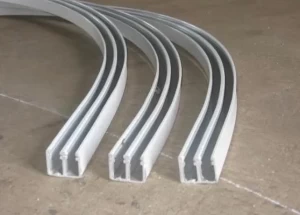 Aluminum profile bending formed products
