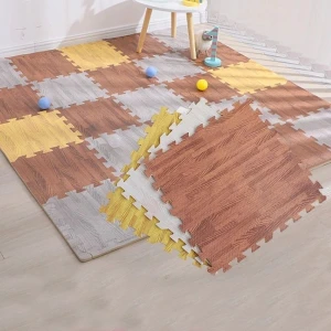 Wood Print EVA Floor Mats