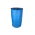 Import 200 Liter plastic HDPE 55 gallon blue drum from Bahamas
