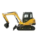 China New Official Xe60d 6ton Towable Backhoe Mini Excavator