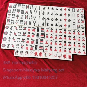 Malaysia mahjong tiles Chinese mahjong set