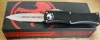 Microtech Hera OTF Automatic Knife D/E Dagger Black Aluminum, 702-10