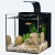 Import Factory Wholesale Back Filter 6 Gallons with LED Light and Filter Media Desktop Fish Tank from China
