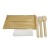 Import Kraft Paper Warpped Cutlery Set 100 Forks, 100 Spoons 200 Piece Disposable 6 Inch wooden utensils set from China