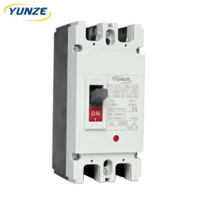 White DC Molded Case Circuit Breaker