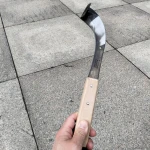 Rubber Tree Cutting Knife Shaped Steel Bark Stripping Hand Tool Agriculture Rubber Tree Tapping Knife