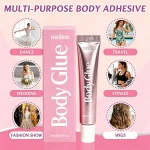 Luxfume Private Label Invisible Roll on Body Glue Fabric Safe Body Adhesive Suitable for Wigs Socks Costumes and Daily