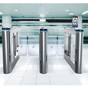 Automatic Face Recognition High Security Optical Swing Turnstile Barrier Gate