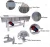 0.8Kw Gyratory Compost Tapioca Flour Sieving Machine Aggregate Screener