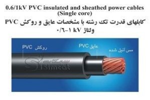 0.6/1kV PVC insulated and sheathed power cables (Single core)