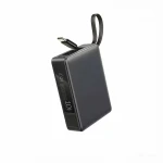 REMAX 20000mAh Power Bank 65W Fast Charging Portable Charger with Built-in Cable and LED Digital Display High Capacity
