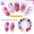 Import 1 Box Dried Flowers Nail Decoration Natural Floral Stickers Nail Art Decals from China