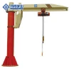 1 ton 2 ton 3 ton Free Standing Jib other Cranes With Electric Wire Rope Hoist For Material Handling
