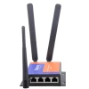 1 WAN 4 LAN 4G Router Linux VPN Industrial 4G LTE WiFi Router for Bus Car CCTV Video Surveillance