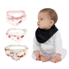 100% Organic Cotton Triangular Hypoaller Bibs baby bandana bib