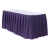 Import 100% polyester visa square table skirt from China