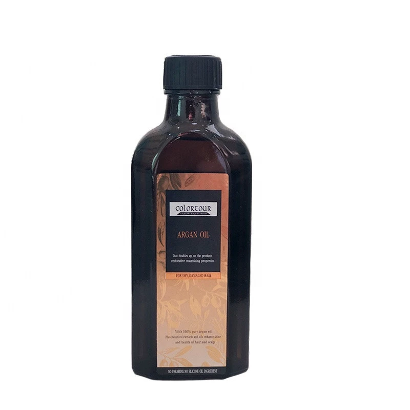 100% pure natural organic moroccan  argan oil serum for hair care